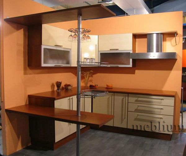 Кухня meblium 14-72. Фасад мдф пленка - от 4000 за 1 м.п.