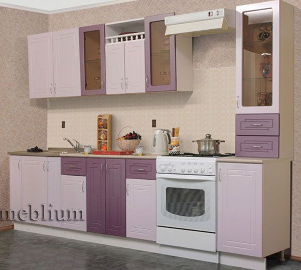 Кухня meblium 21-72. Фасад мдф пленка - от 4000 за 1 м.п.