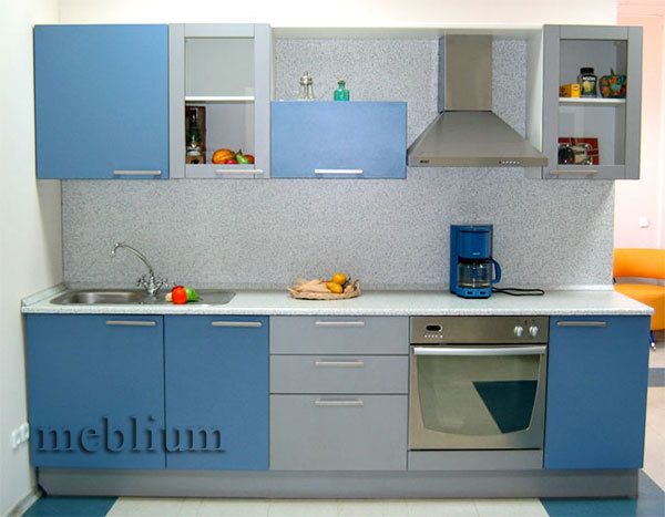 Кухня meblium 20-72. Фасад мдф пленка - от 4000 за 1 м.п.