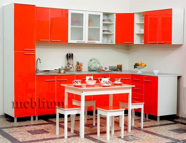 Кухня meblium 19-72. Фасад мдф пленка - от 4000 за 1 м.п.