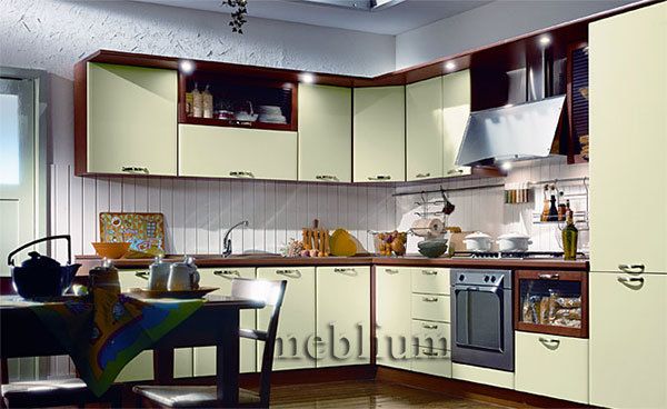 Кухня meblium 19-72. Фасад мдф пленка - от 4000 за 1 м.п.