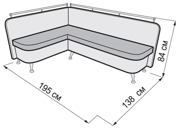 Кухонный уголок Модерн-41 тип А
