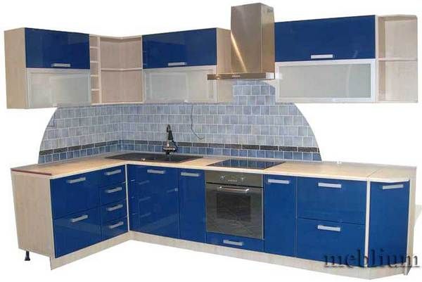 кухня meblium 53-72. Фасад пластик - от 5500 грн. за 1 м.п.