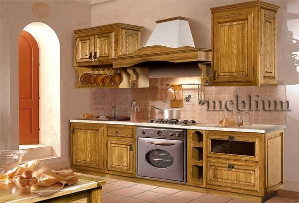 кухня meblium 80-72. Фасад дерево - от 18000 грн. за 1 м.п.