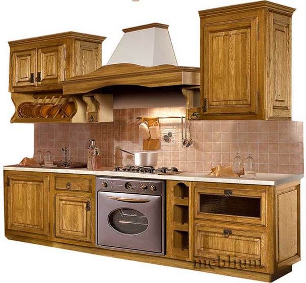 кухня meblium 80-72. Фасад дерево - от 18000 грн. за 1 м.п.