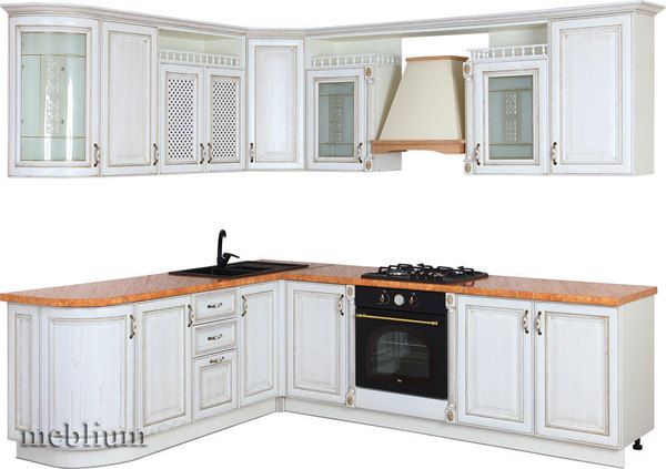 кухня meblium 9-72. Фасад дерево - от 18000 грн. за 1 м.п.