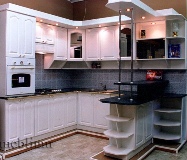 Кухня meblium 16-72. Фасад мдф пленка - от 4000 за 1 м.п.