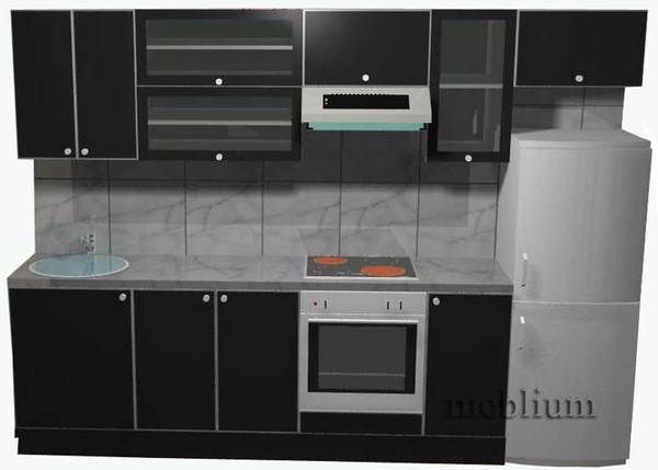 кухня meblium 92-72. Фасад пластик - от 5500 грн. за 1 м.п.