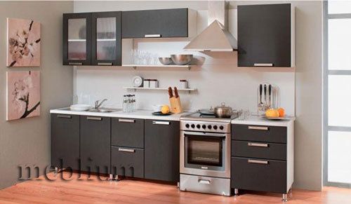 кухня meblium 2-72. Фасад пластик - от 5500 грн. за 1 м.п.