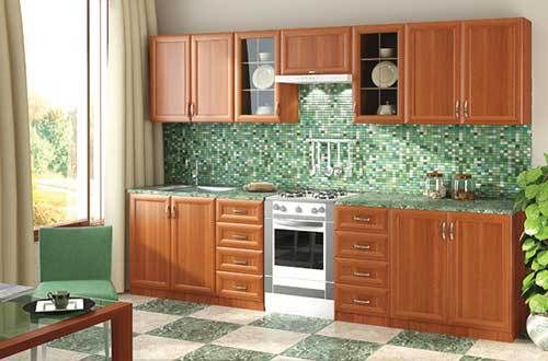 Кухня meblium 55-72. Фасад мдф пленка с рамкой - от 4300 за 1 м.п.