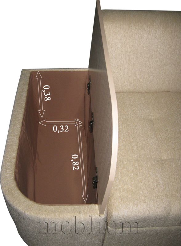 Угловой диван Meblium 132-10 "Г" Лугано Санд