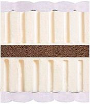 Угловой диван Марта 160-7 Тоффи + Букле 15