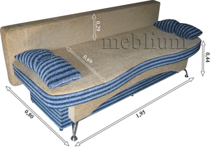 Meblium 11-9 сакура сидушка однотон + ящик цветы