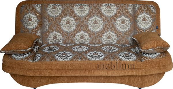 Диван Meblium 17-3 ремо коричневий + однотон