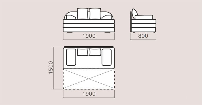 Диван Лотос -97