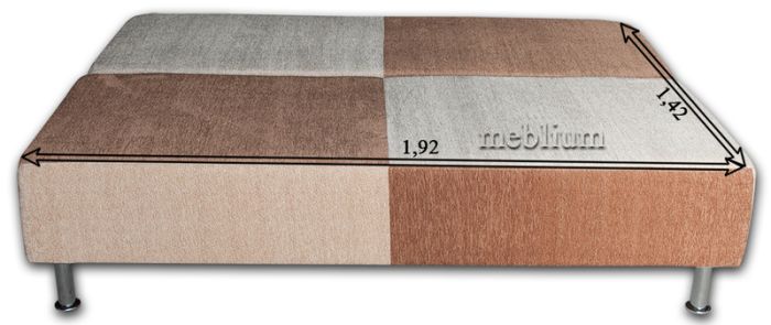 Диван Люкс-2 танго плн беж + танго плн браун.