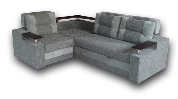 Угловой диван Meblium 82-3 Берлин Т. Серый
