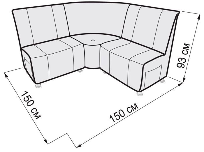 Кухонный уголок Маэстро -41
