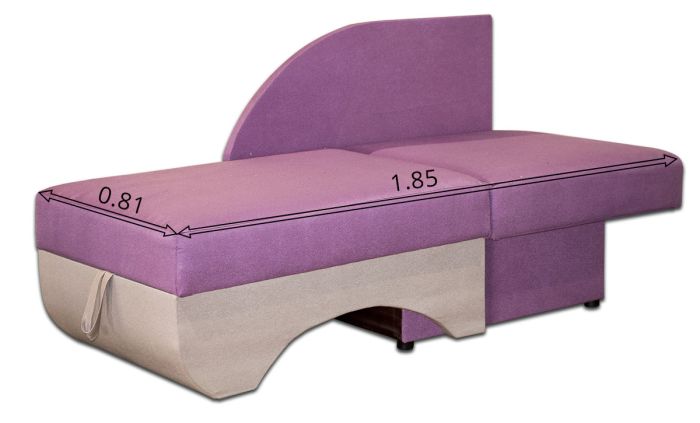 Диван детский Малыш-14 Голивуд стоун + Пертл кофе угол 7-ка