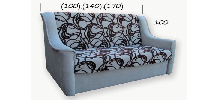 Диван Малютка 0,7 -99 (спальное место 70 на 196 см)