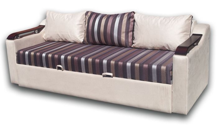 Диван Манчестер-45 Полоса + Беж