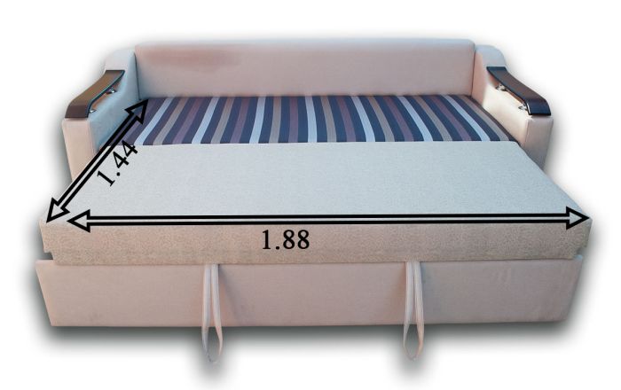 Диван Манчестер-89 Полоса + Беж