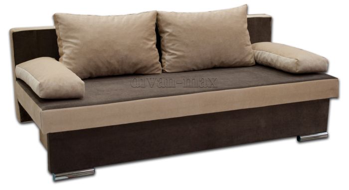 Софа Марта-42 бонд шоколад+серый