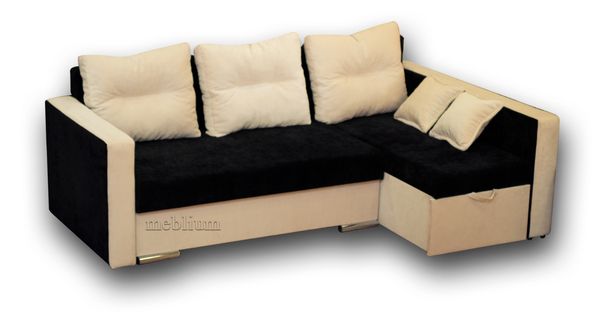 Уголовой диван Meblium 17-42 "Г" Кордрой 336 + Кордрой 379