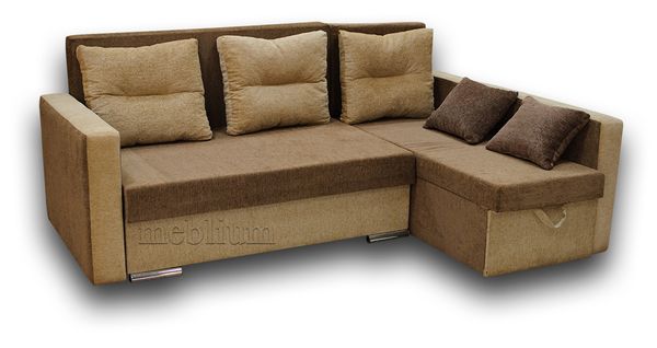 Уголовой диван Meblium 14-42 Тетрис Браун