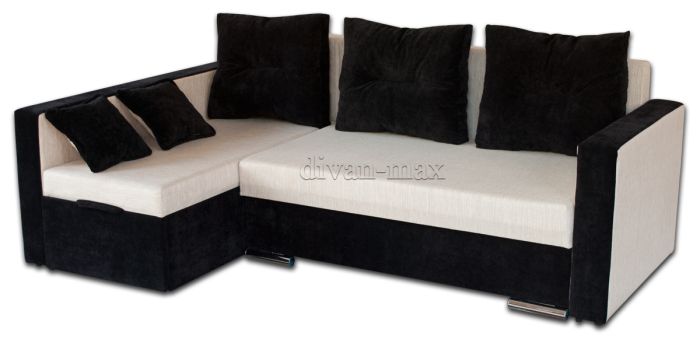 Угловой диван Марта 140-7 лугано беж + кордрой 336