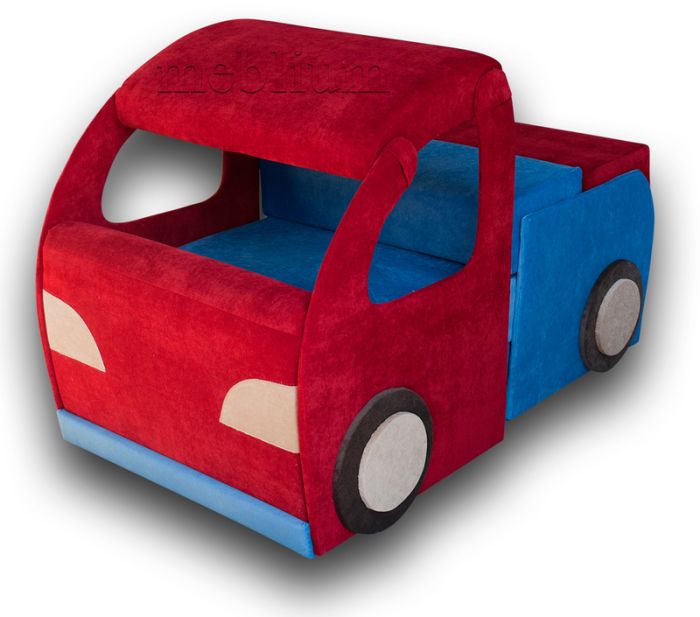 Детский диван Машинка-31 (СНЯТО С ПРОИЗВОДСТВА)