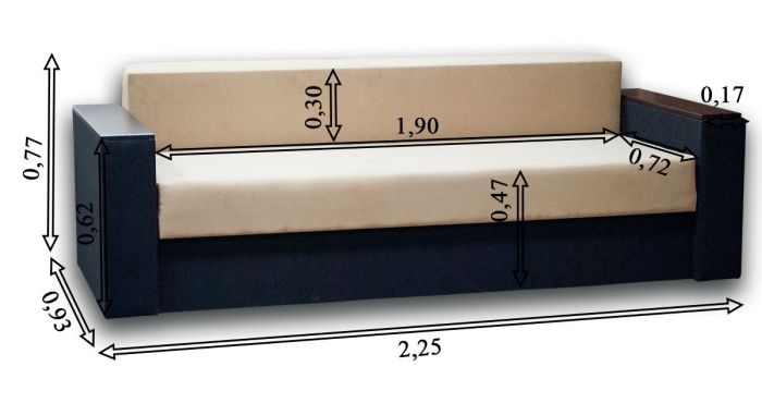 ПРОДАНО (МОЖНО ПОД ЗАКАЗ) Диван Мастер -89 KVITY