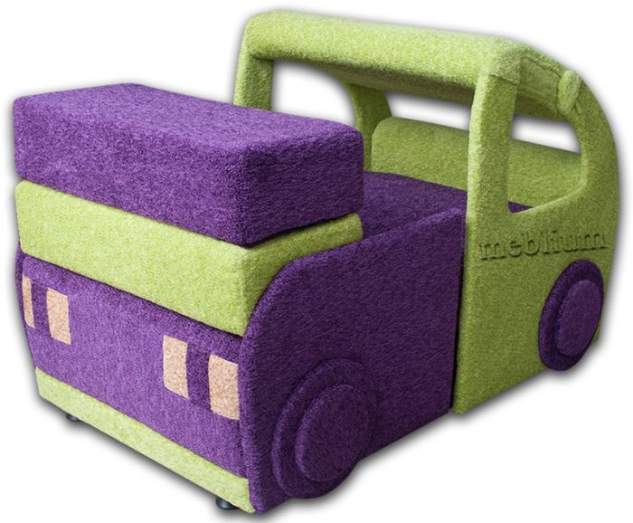 Детский диван Машинка-31 (СНЯТО С ПРОИЗВОДСТВА)