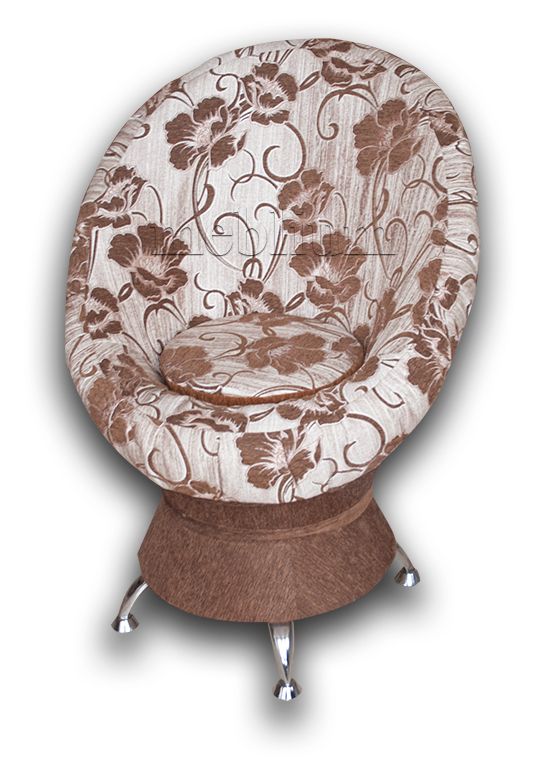 Банкетка Meblium 4-9 Цветы+Браун