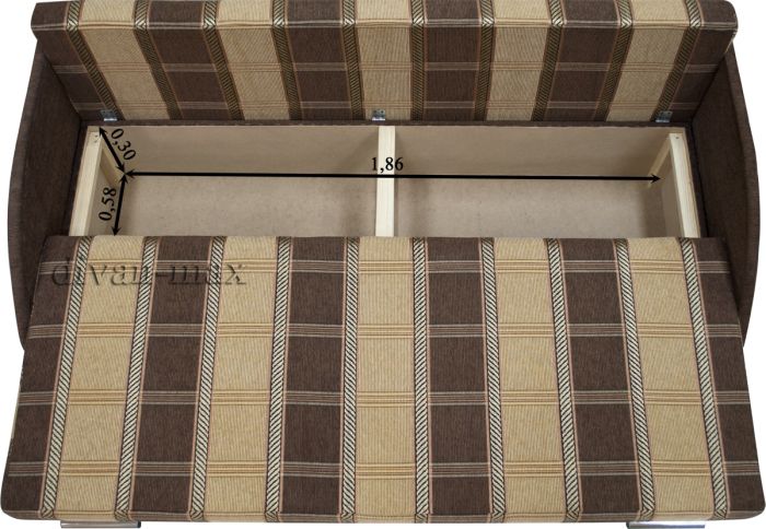 Софа Майя с быльцами-7 Лючия 550 + ТС 661