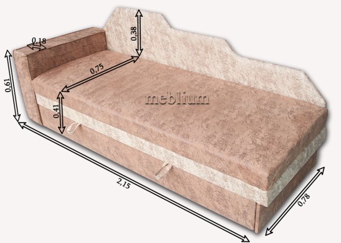 Диван Meblium 144-1 Студия Шоколад