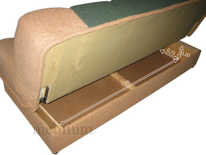 Диван "Meblium 111-1" Шенил 38 желтый однотон+42 т. роза однотон