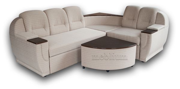 Диван угловой Меркурий-14 Салют Комбин Крем