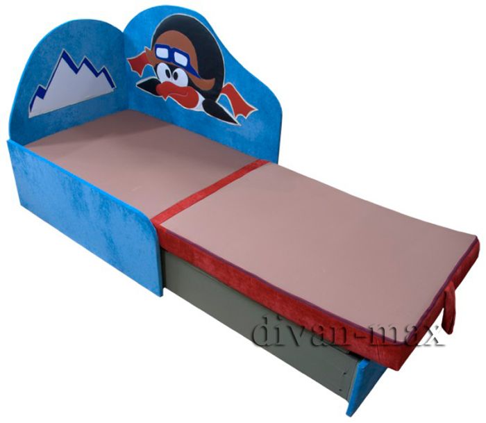 Детский диван Мини аппликация Пингвин-14