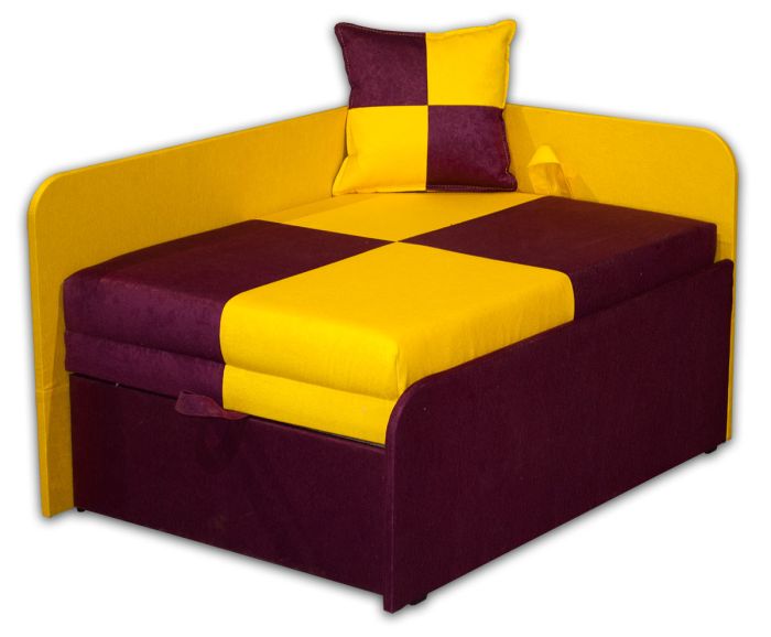 Детский диван Мини-14 Лимон + Виолет