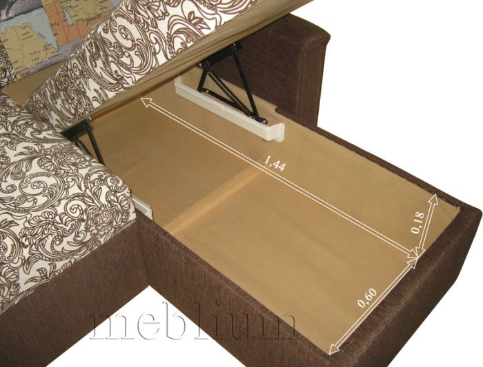 Ортопедический диван Арго-25 Египет Синий