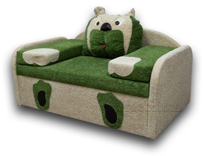 Диван Полина Дуэт-38 Тетрис Зеленый