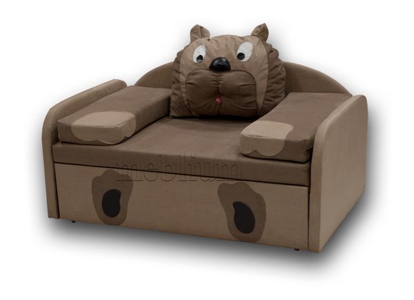 Детский диван МИШУТКА-14 Бонд 04 Кофе
