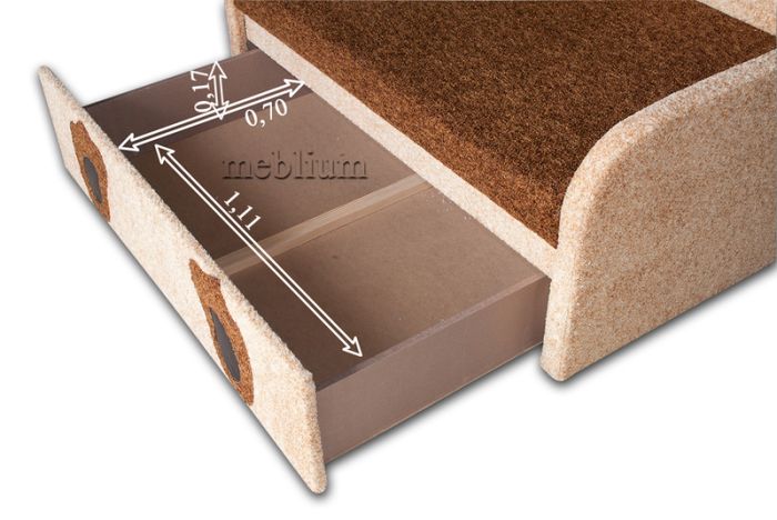 Детский диван МИШУТКА-14 Бонд 04 Кофе