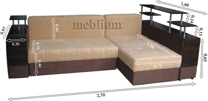 Meblium 124-10 Дана грин.