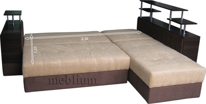 Диван угловой Meblium 124-10 flax 11