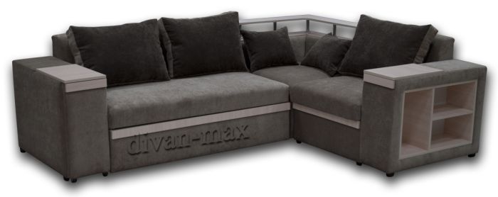 Угловой диван Монреаль с баром -89