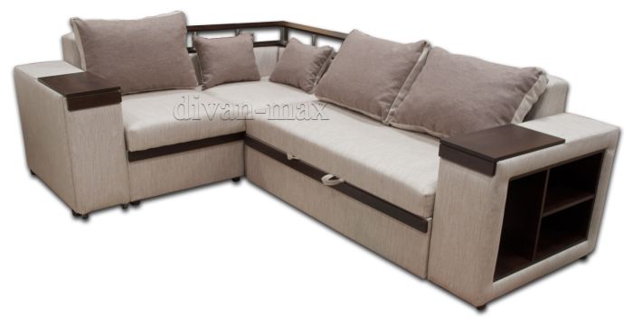 Угловой диван Монреаль с баром -89