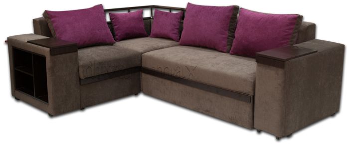 Угловой диван Монреаль с баром -89