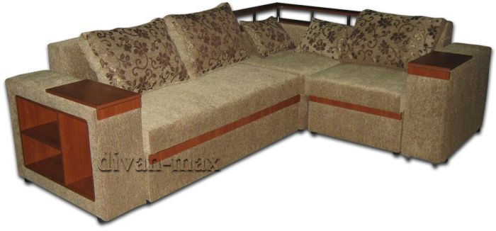 Угловой диван Монреаль с баром -89